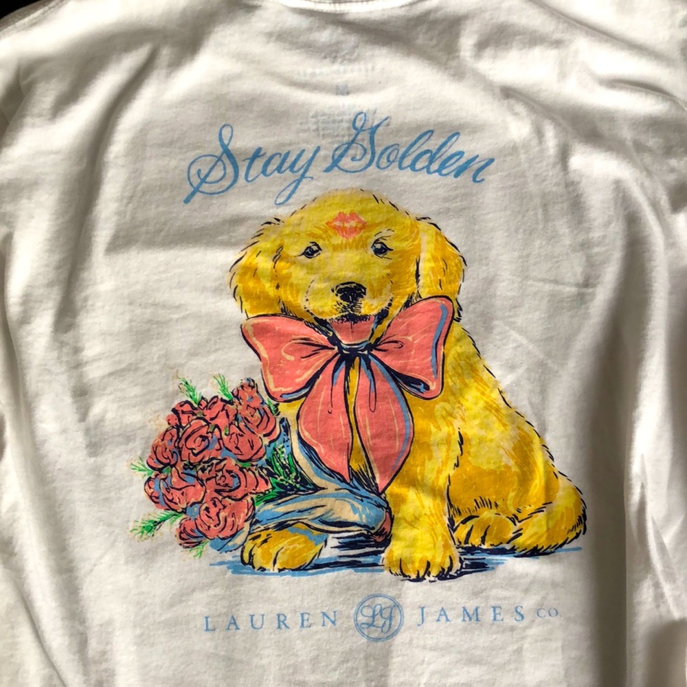 Lauren James Stay Golden Long Sleeve tshirt